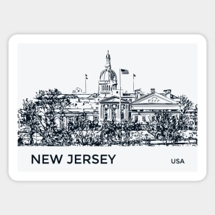 New Jersey State USA Sticker